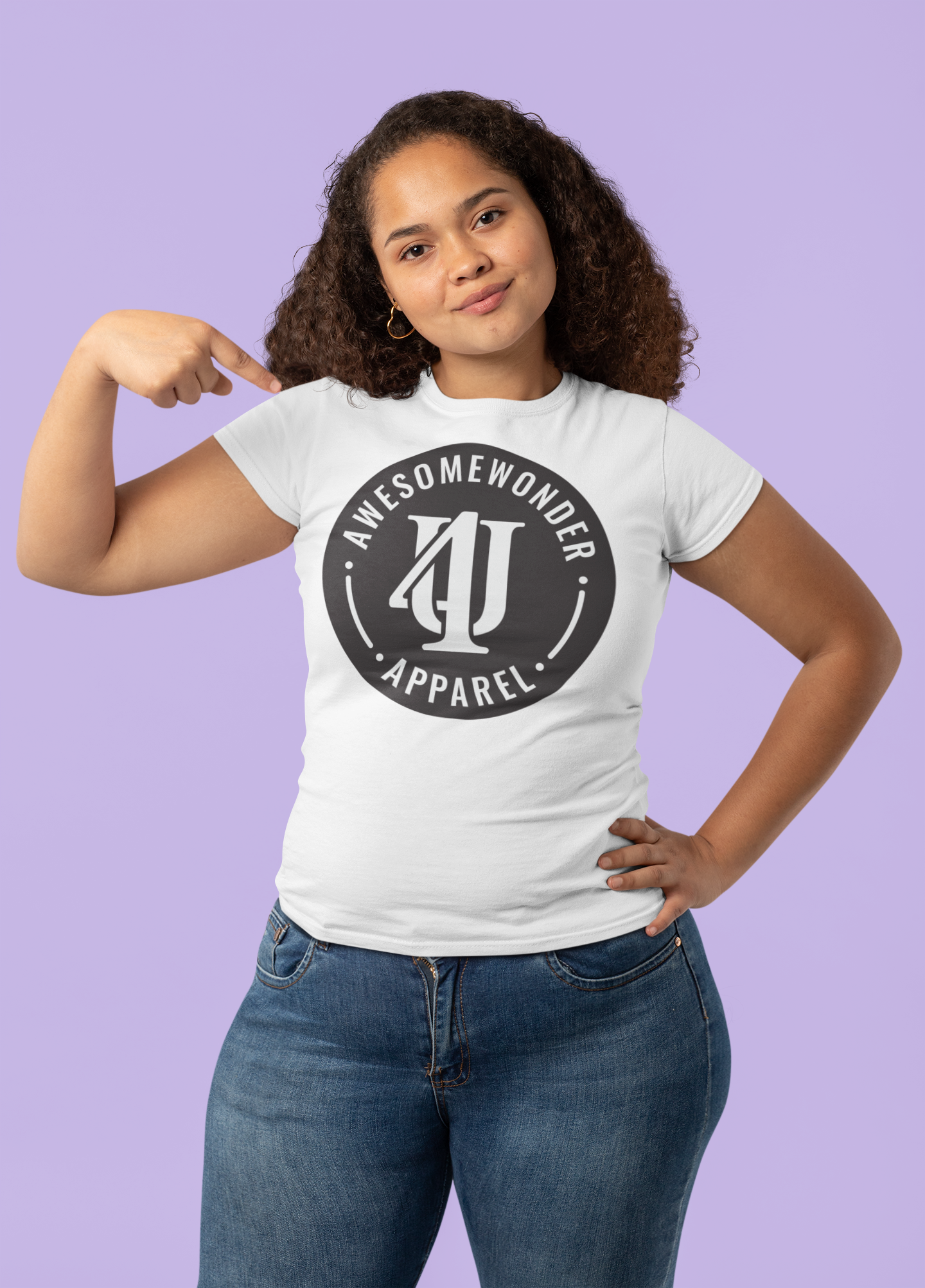 AWESOMEWONDER4U LOGO T-SHIRT